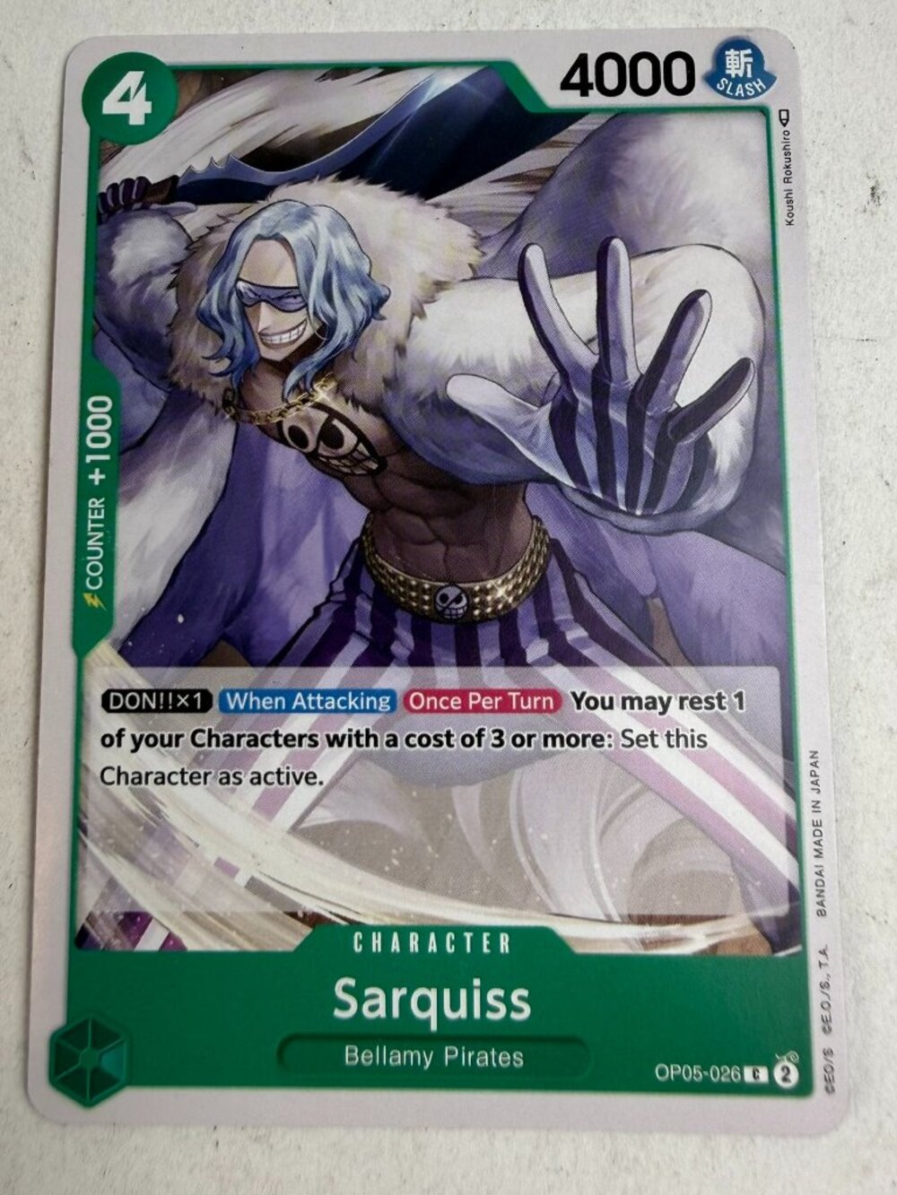 OP05-026 - Sarquiss | ONE PIECE Card Game